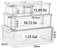 Set X7 Organizadores para nevera 🥕 PRO FRESH 🥬 (Optimiza el espacio y conserva los alimentos)