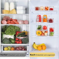 Set X7 Organizadores para nevera 🥕 PRO FRESH 🥬 (Optimiza el espacio y conserva los alimentos)