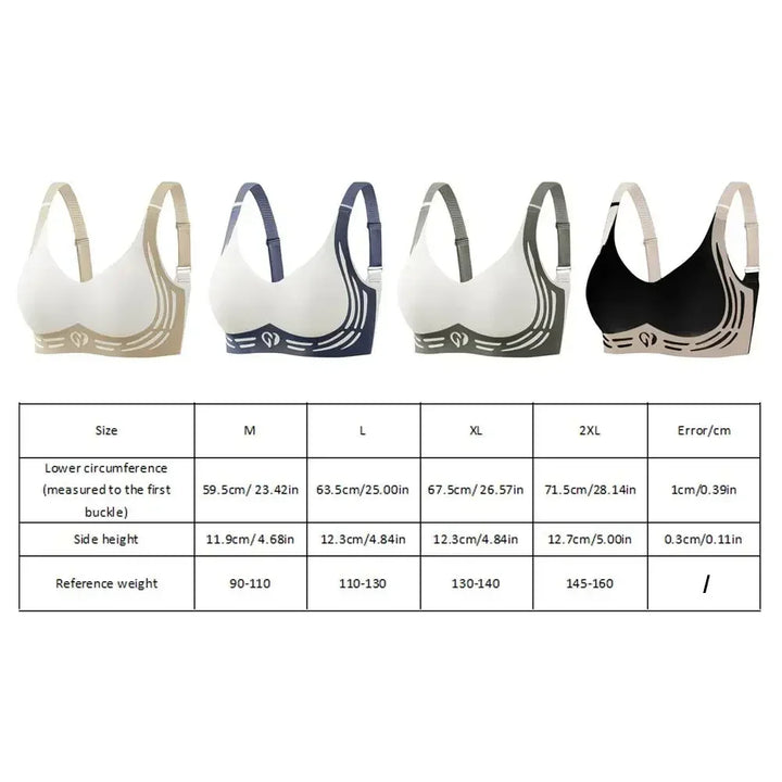 Brasier Invisible 💎 SEAMLESS PUSH-UP 👗 (Reafirmante sin Varilla)