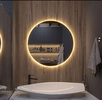 Espejo Flotante con luz ✨ RETRO LIGHT 💎 (Diseño elegante con iluminación integrada)