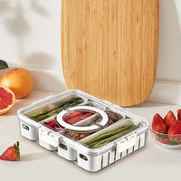 Organizador Hermético de Alimentos ⚡️ POWER PRO RESIST 🍓 (4 compartimentos extraíbles)