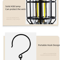 Lámpara Portátil ⚡️ VINTAGE PROLIGHT 💡 (Recargable, brillo ajustable, resistente Agua)