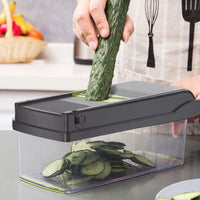 Picador de verduras 14en1 🥗 POWER CUT 🥒 (Ensaladas listas en menos de 20 segundos)