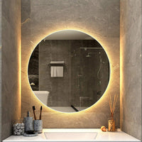 Espejo Flotante con luz ✨ RETRO LIGHT 💎 (Diseño elegante con iluminación integrada)