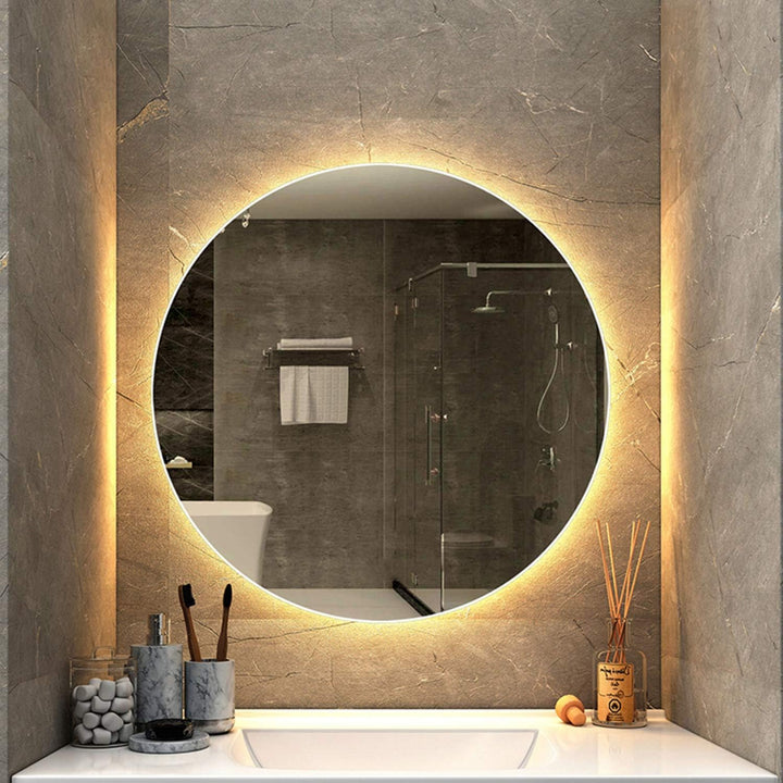 Espejo Flotante con luz ✨ RETRO LIGHT 💎 (Diseño elegante con iluminación integrada)