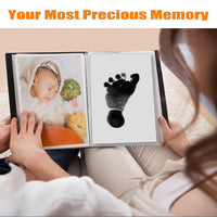 Kit Importado de impresión de Huellas Eternas 👣 FOREVER LOVE 👶 (Transferencia sin manchas de tinta)