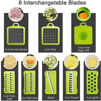 Picador de verduras 14en1 🥗 POWER CUT 🥒 (Ensaladas listas en menos de 20 segundos)