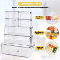 Set X7 Organizadores para nevera 🥕 PRO FRESH 🥬 (Optimiza el espacio y conserva los alimentos)