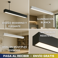 Lámpara de techo 💎 LUXURY LUMINOUS 💡 (Diseño moderno y elegante con luz blanca)