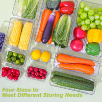 Set X7 Organizadores para nevera 🥕 PRO FRESH 🥬 (Optimiza el espacio y conserva los alimentos)