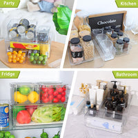 Set X7 Organizadores para nevera 🥕 PRO FRESH 🥬 (Optimiza el espacio y conserva los alimentos)