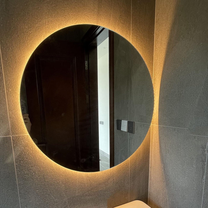 Espejo Flotante con luz ✨ RETRO LIGHT 💎 (Diseño elegante con iluminación integrada)