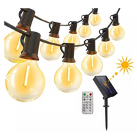 Guirnalda Luces Solar ✨ Luxur MAX💡 ( Con panel solar y 15 metros)