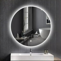 Espejo Flotante con luz ✨ RETRO LIGHT 💎 (Diseño elegante con iluminación integrada)