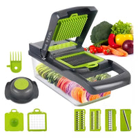 Picador de verduras 14en1 🥗 POWER CUT 🥒 (Ensaladas listas en menos de 20 segundos)