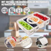 Organizador Hermético de Alimentos ⚡️ POWER PRO RESIST 🍓 (4 compartimentos extraíbles)