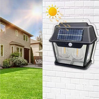 Lámpara solar Exterior ☀️ INFINTY LIGHT PRO 💡 (Energía solar con sensor de movimiento)