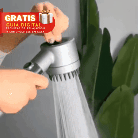Cabezal de ducha 🚿 HYDRO MAXIPRO 💦 (3 Modos de pulverización con ahorro de agua)