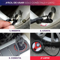 Inflador profesional de llantas 🚘 TURBOMax ®⚡️ (Infla llantas en segundos)