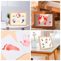 Kit Importado de impresión de Huellas Eternas 👣 FOREVER LOVE 👶 (Transferencia sin manchas de tinta)