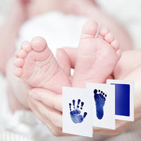 Kit Importado de impresión de Huellas Eternas 👣 FOREVER LOVE 👶 (Transferencia sin manchas de tinta)