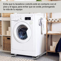 Soporte Universal con Ruedas 🌟 PUSH RESIST 💥 (PAGA 1 LLEVA 2)