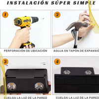 Lámpara Solar de Pared ✨ LuxuryMAX ⚡ (Panel Ultraresistente +12h de Luz)