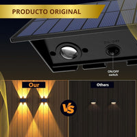 Lámpara Solar de Pared ✨ LuxuryMAX ⚡ (Panel Ultraresistente +12h de Luz)