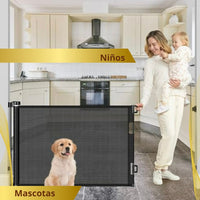 Puerta retráctil de seguridad 🔓 SECURITY MAX 👶🏼🐶