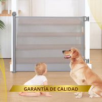 Puerta retráctil de seguridad 🔓 SECURITY MAX 👶🏼🐶