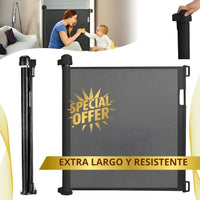 Puerta retráctil de seguridad 🔓 SECURITY MAX 👶🏼🐶