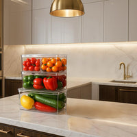 Set X7 Organizadores para nevera 🥕 PRO FRESH 🥬 (Optimiza el espacio y conserva los alimentos)