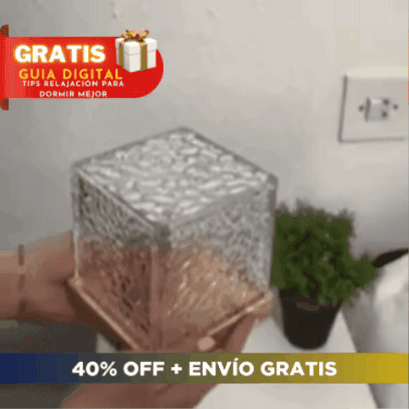 Lámpara proyectora de olas 🌊 WATERWAVE RELAX 😌 (Ambiente relajante con proyección de color)