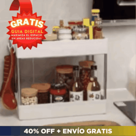 Organizador Auxiliar con ruedas 🌟 PRACTIC MAXPRO ⚡️ (Diseño multifuncional de 4 niveles)