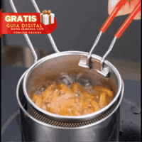 Freidora Importada 2en1 🍳 POWER COOK 🍟 (Fríe y escurre sin salpicaduras ni desastres)