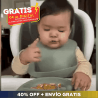 Set Vajilla de silicona para Bebés🥤 KIDS FOOD 🍛 (8 piezas antideslizantes y antiderrames)