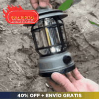 Lámpara Portátil ⚡️ VINTAGE PROLIGHT 💡 (Recargable, brillo ajustable, resistente Agua)