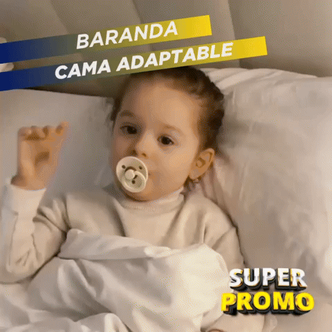 Baranda de seguridad Plegable para cama 💥Kids Max 🛌 (Previene caídas e incidentes)
