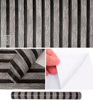 Papel Tapiz Madera 💎 LUXURY PRO ✨ (Fácil instalación con efecto 3D)