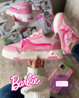 Tenis deportivos fashionistas 👟 "Bar-Bie"🌟 (Edición limitada)