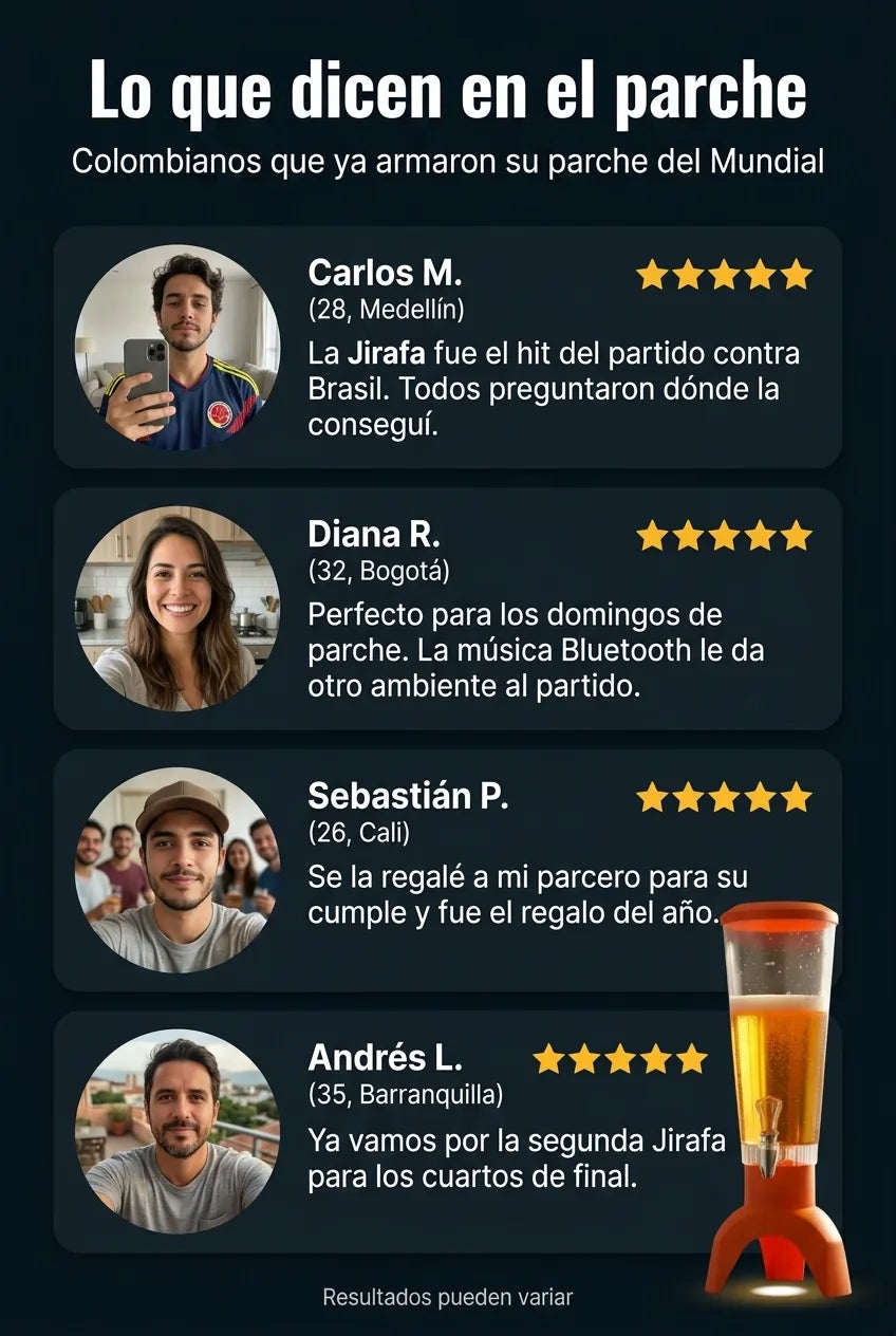 Lo que dicen en el parche — testimonios Colombia