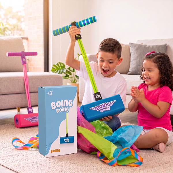Saltarín Boing Boing con Luces LED y Sonido – Soporta hasta 150 kg