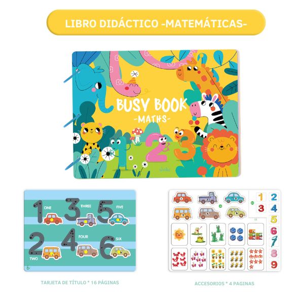 Libro Didáctico 📖 MAGIC MONTESSORI 🤓 (Aprendizaje Interactivo y despierta la curiosidad)