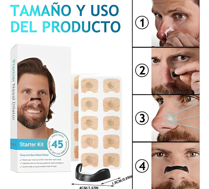 Kit importado Nasal👃🏼Magnetic PRO 💤  (Efecto inmediato antirronquido)