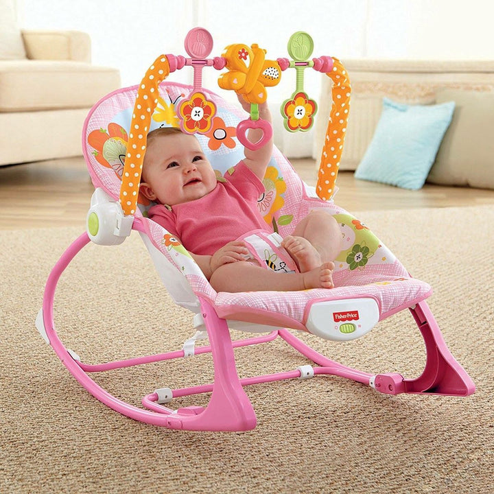Mecedora 3en1 con vibración y sonido 👶🏻 Fish Pric®  ✨ (GRATIS: Mobile entretenimiento )