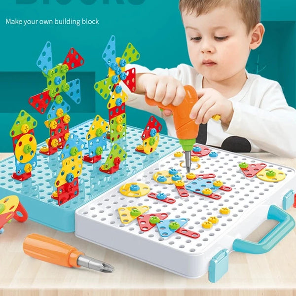 Juego MULTISENSORIAL de construcción 🛠️ARMATODO Max® 🔩 (Kit Montessori 3D)