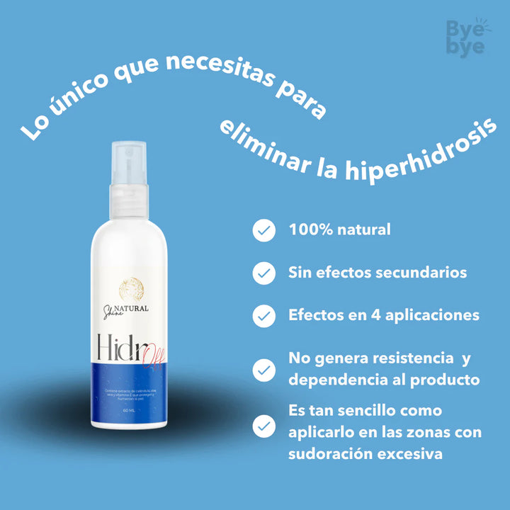 Spray Antisud0ral 💦 HIDROOF PRO 🌪 (Reduce el 90% de la transpiración)