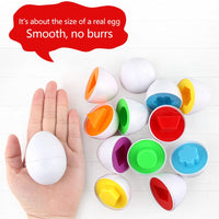 🎄OFERTA NAVIDEÑA 🎁Juego Montessori huevos Educativos 🥚FIGUCOLORS🤓 (Cubeta 12 und)