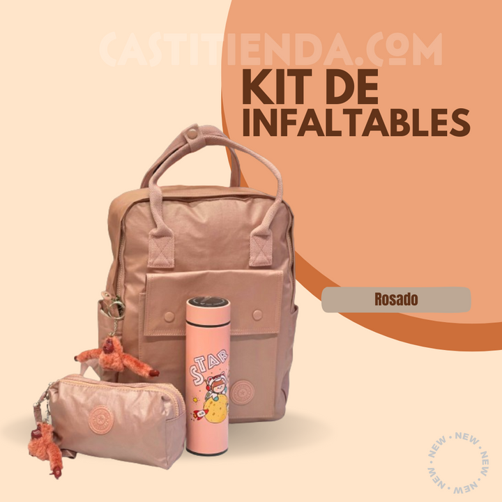 Kit Morral + cartuchera ✨ ULTRA DELUXE ⭐️ (Obsequio 1 termo digital)