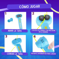 Kit Juego Lanzacuerda aerodinámico 🌌 UVString 360•🪀 (Desafía la gravedad y brilla en la oscuridad)
